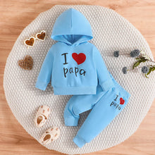 Girls Boy 3 -24 Months Cute Letter Long Sleeve Hoodie Tee Long Pants