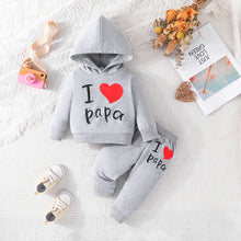 Girls Boy 3 -24 Months Cute Letter Long Sleeve Hoodie Tee Long Pants