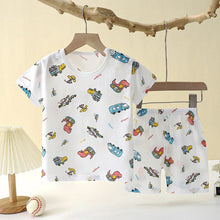 Children's Clothing Summer Short Sleeve Home Sleepwear Children Sets