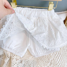 Girls 2024 Summer Clothing Sets Hollow Lace Suit Baby Casual