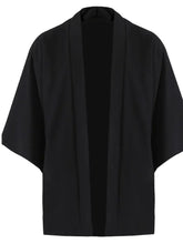 Men's Lightweight Kimono Shirt Seven Sleeve Open Front Cardigan