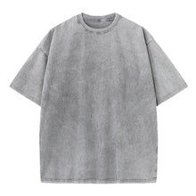Men's Washed Vintage T-Shirts Street Hip Hop Retro Punk T Shirt women