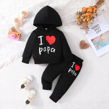 Girls Boy 3 -24 Months Cute Letter Long Sleeve Hoodie Tee Long Pants