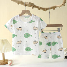 Children's Clothing Summer Short Sleeve Home Sleepwear Children Sets