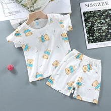 Children's Clothing Summer Short Sleeve Home Sleepwear Children Sets